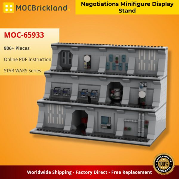 MOCBRICKLAND MOC 65933 Negotiations Minifigure Display Stand 4