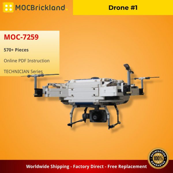 MOCBRICKLAND MOC 7259 Drone 1 2