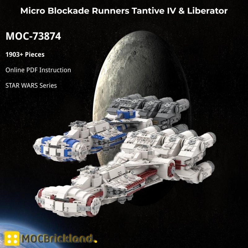 MOCBRICKLAND MOC 73874 Micro Blockade Runners Tantive IV Liberator 2 800x800 1