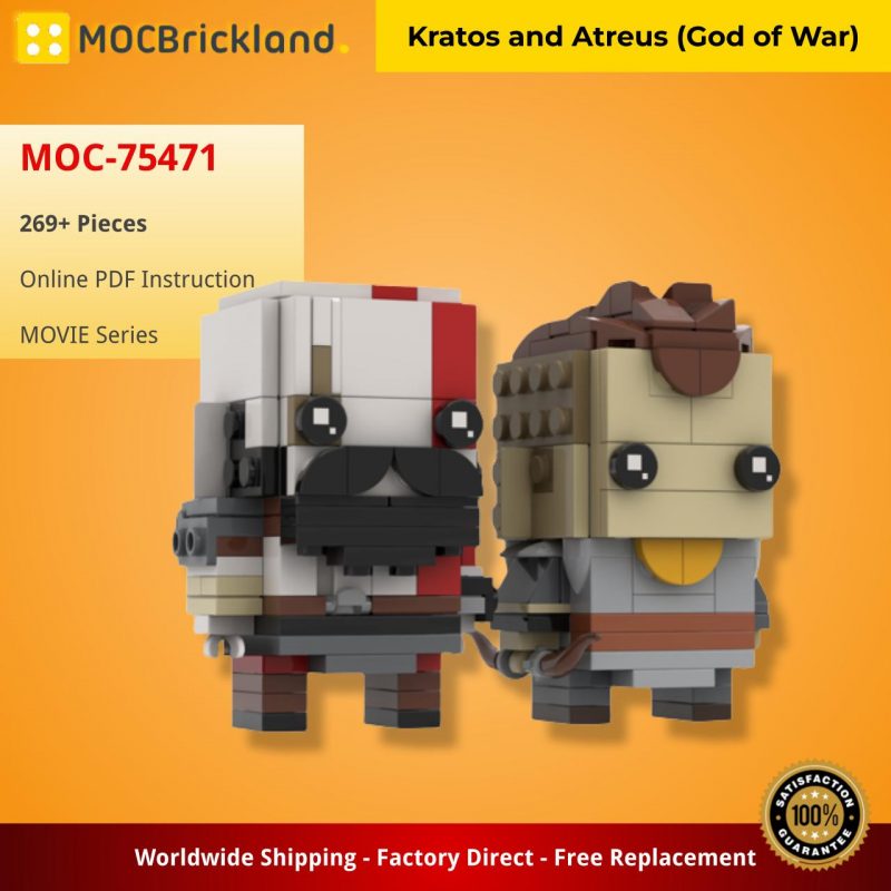MOCBRICKLAND MOC 75471 Kratos and Atreus God of War 800x800 1