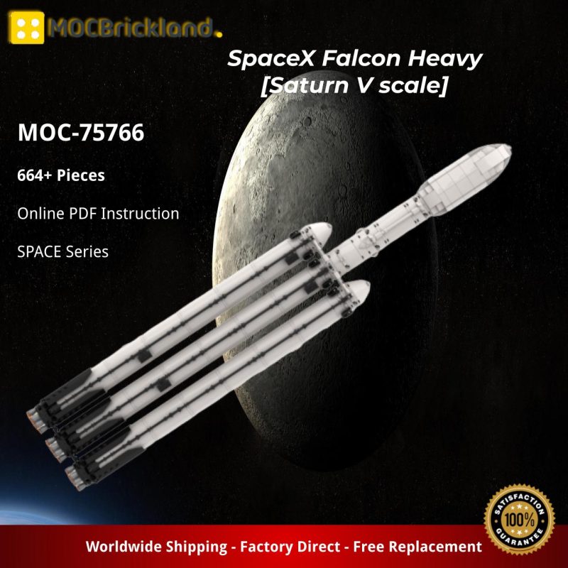 MOCBRICKLAND MOC 75766 SpaceX Falcon Heavy Saturn V scale 4 800x800 1