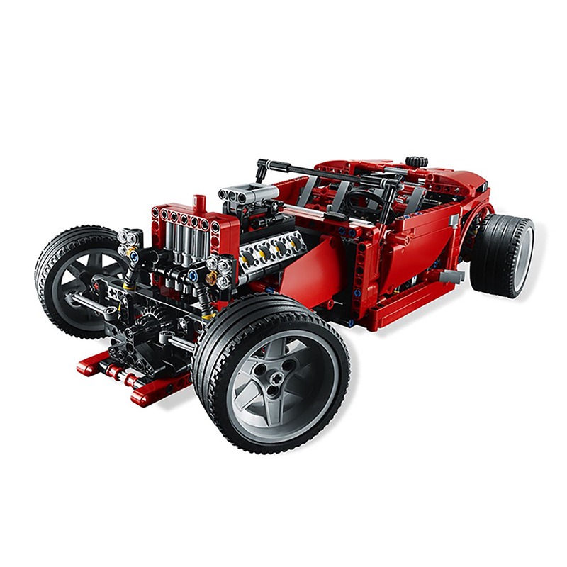 MOCBRICKLAND MOC 8070 1 Red Super Car 1 1