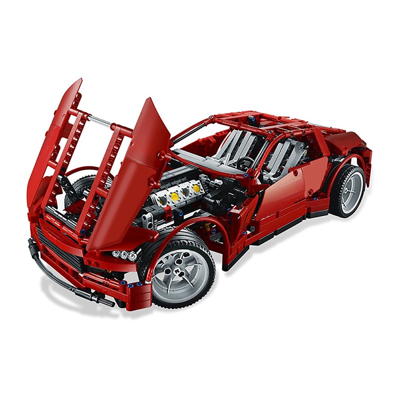 MOCBRICKLAND MOC 8070 1 Red Super Car 4 1