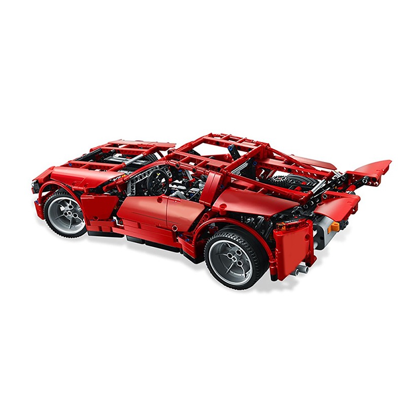 MOCBRICKLAND MOC 8070 1 Red Super Car 5 1