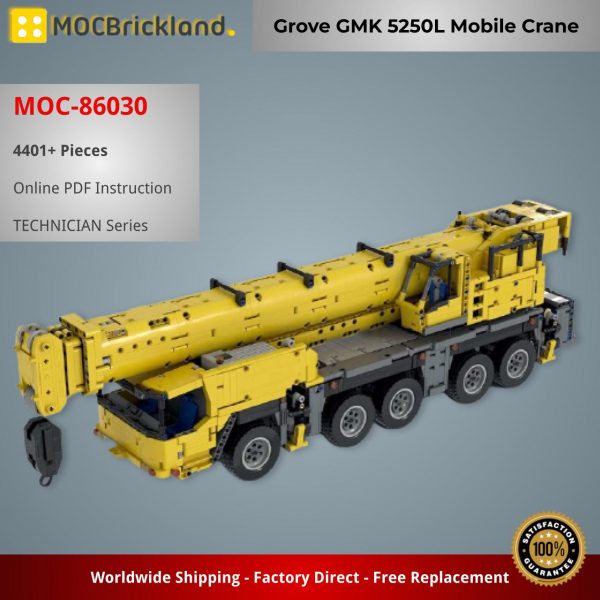 MOCBRICKLAND MOC 86030 Grove GMK 5250L Mobile Crane 1