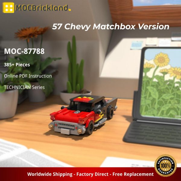 MOCBRICKLAND MOC 87788 57 Chevy Matchbox Version 2