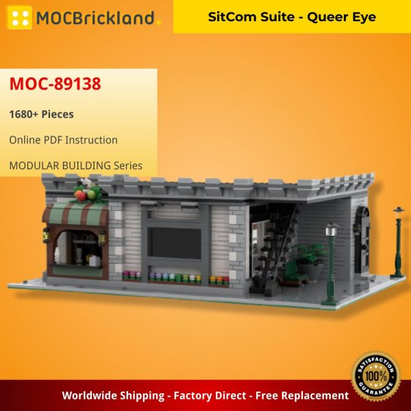 MOCBRICKLAND MOC 89138 SitCom Suite Queer Eye 2