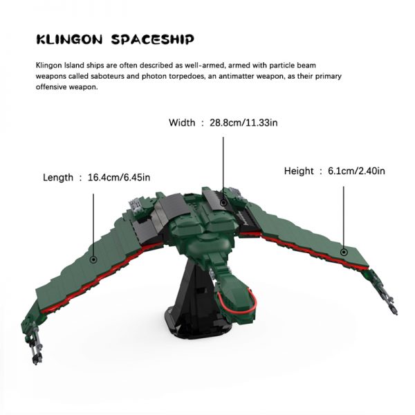 MOCBRICKLAND MOC 89674 Klingon Spacecraft 5