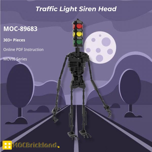MOCBRICKLAND MOC 89683 Traffic Light Siren Head 3