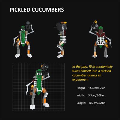 MOCBRICKLAND MOC 89687 Rick and Morty Pickled Cucumber 5