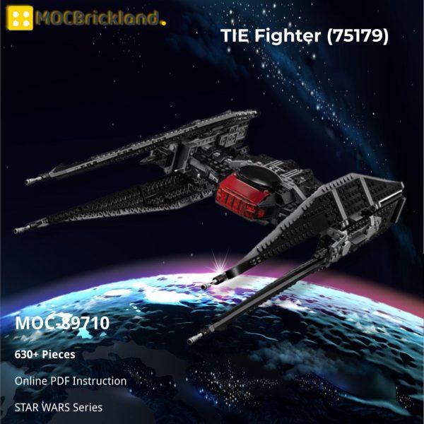 MOCBRICKLAND MOC 89710 TIE Fighter 75179