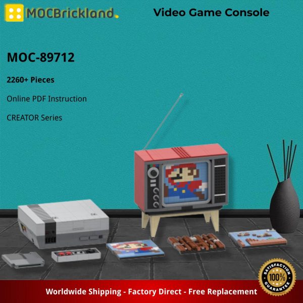 MOCBRICKLAND MOC 89712 Video Game Console 2