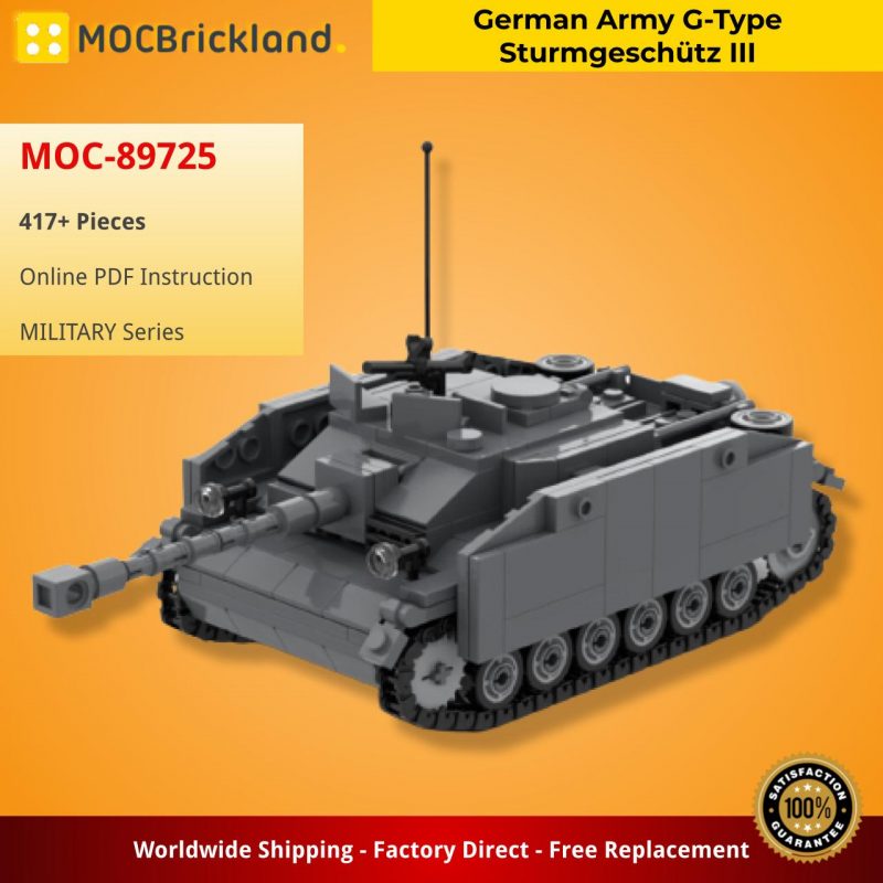 MOCBRICKLAND MOC 89725 German Army G Type Sturmgeschutz III 2 800x800 1
