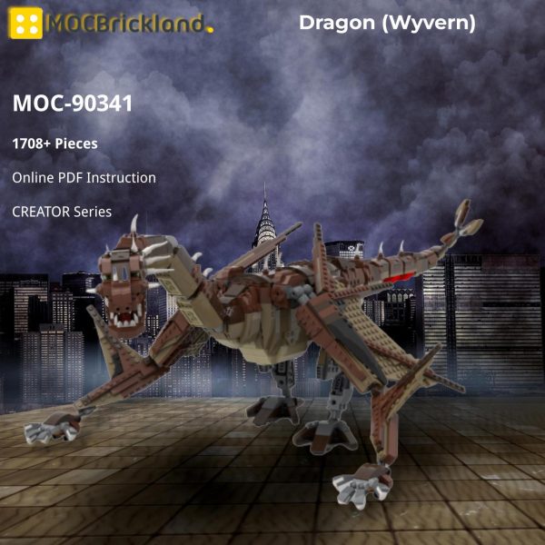 MOCBRICKLAND MOC 90341 Dragon Wyvern 2