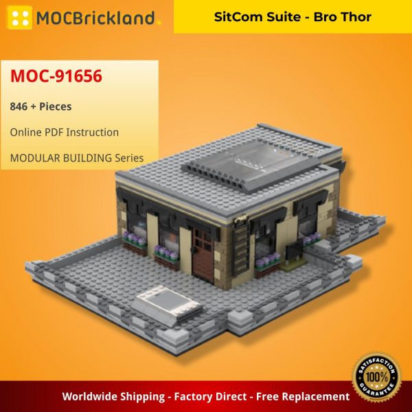 MOCBRICKLAND MOC 91656 SitCom Suite Bro Thor 2
