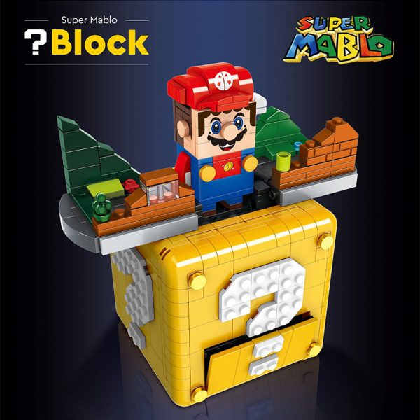MOCBRICKLAND MOC 93671 Mini Mario Question Block 3