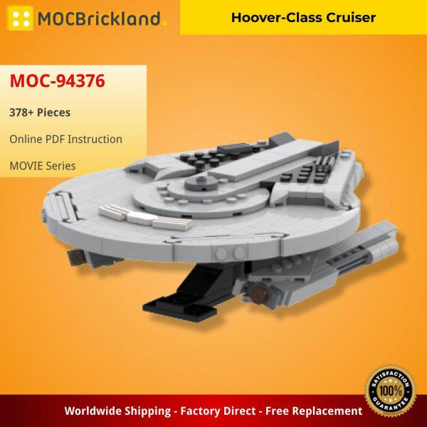 MOCBRICKLAND MOC 94376 Hoover Class Cruiser 2