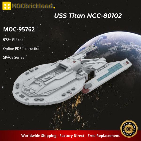 MOCBRICKLAND MOC 95762 USS Titan NCC 80102