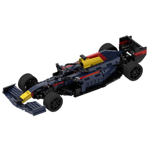 MOCBRICKLAND MOC 95932 Red Bull Racing Honda F1 RB16B 8386 Base 110 Scale 4