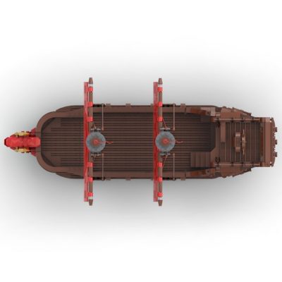 MOCBRICKLAND MOC 98940 Medieval Warship V2 3