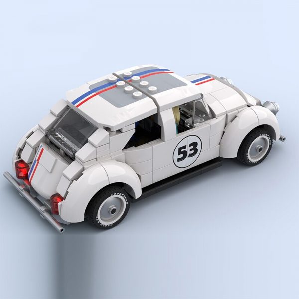 MOCBRICKLAND MOC 99243 VW Beetle Herbie Edition 5