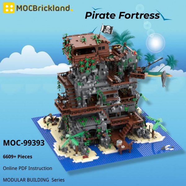 MOCBRICKLAND MOC 99393 Pirate Fortress 7