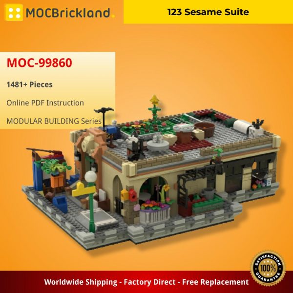 MOCBRICKLAND MOC 99860 123 Sesame Suite 2