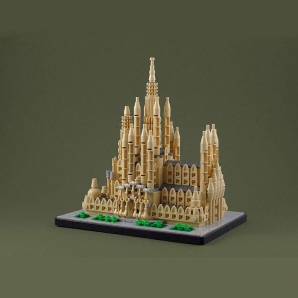 MODULAR BUILDING MOC 23119 Sagrada Familia by SwanDutchman MOCBRICKLAND 3
