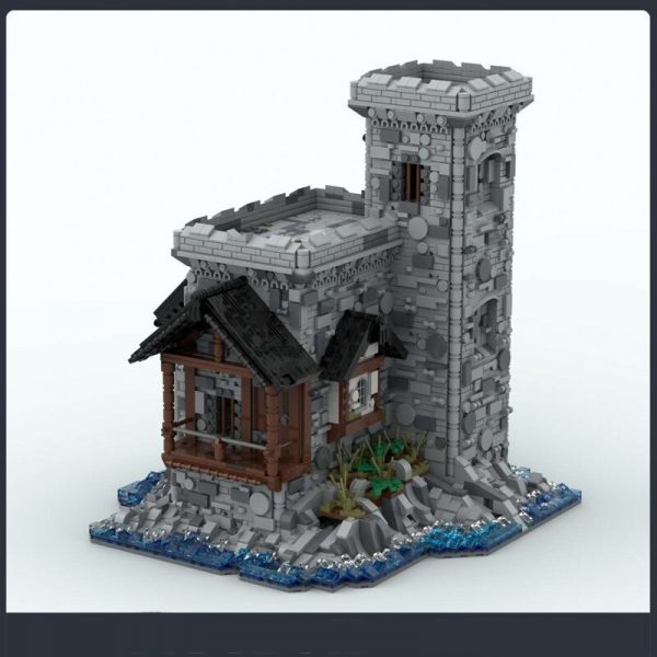 MODULAR BUILDING MOC 47987 Watch Tower by povladimir MOCBRICKLAND 3