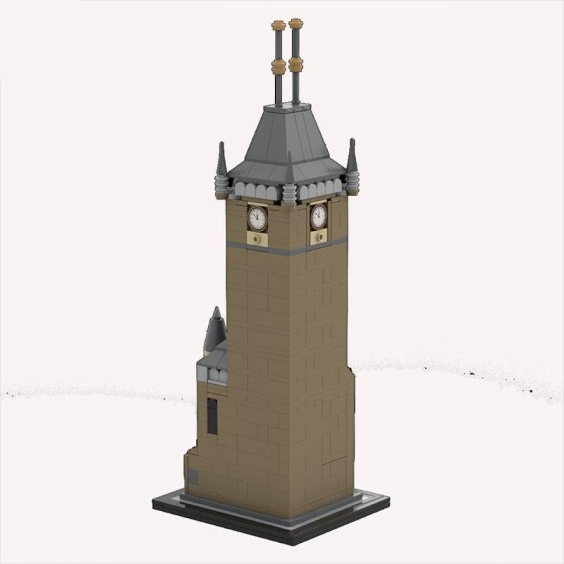 MODULAR BUILDING MOC 50171 Prague Astronomical Clock Tower by Pingubricks MOCBRICKLAND 800x800 1