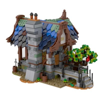 MODULAR BUILDING MOC 79655 Medieval House by Gr33tje13 MOCBRICKLAND 6