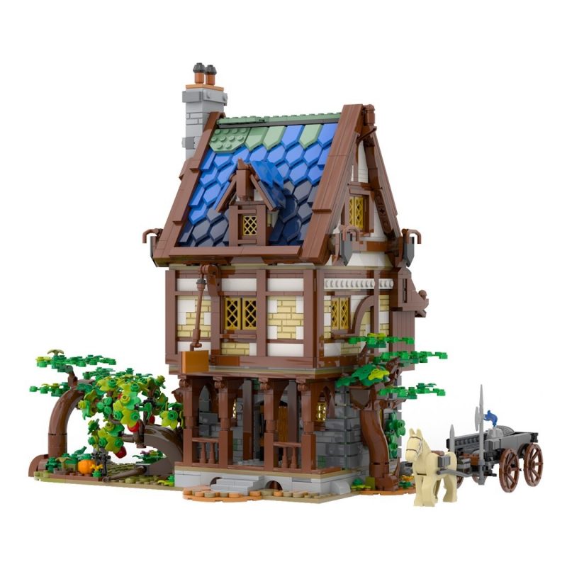 MODULAR BUILDING MOC 83786 Medieval Tavern by Gr33tje13 MOCBRICKLAND 4 800x800 1