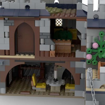 MODULAR BUILDING MOC 88562 31120 Watermill by Tavernellos MOCBRICKLAND 1