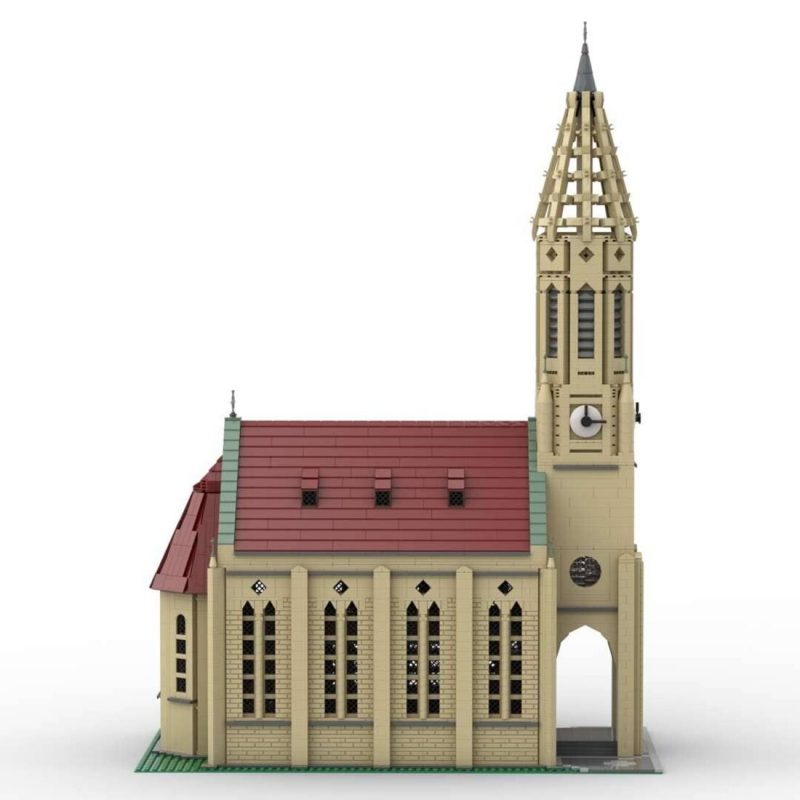 MODULAR BUILDING MOC 89742 Genuine Authorize European Gothic Church MOCBRICKLAND 5 800x800 1