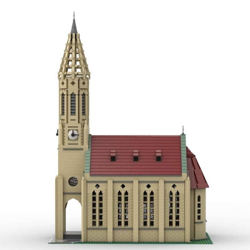 MODULAR BUILDING MOC 89742 Genuine Authorize European Gothic Church MOCBRICKLAND 7 800x800 1