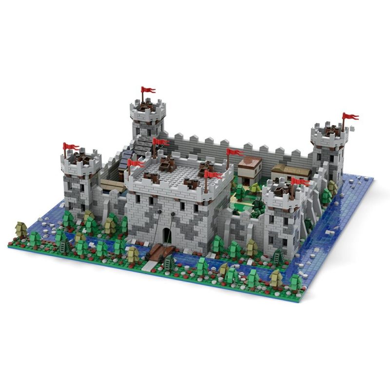 MODULAR BUILDING MOC 89807 Medieval Castle by Mini Custom Set MOCBRICKLAND 1 800x800 1