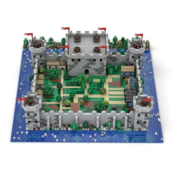 MODULAR BUILDING MOC 89807 Medieval Castle by Mini Custom Set MOCBRICKLAND 3