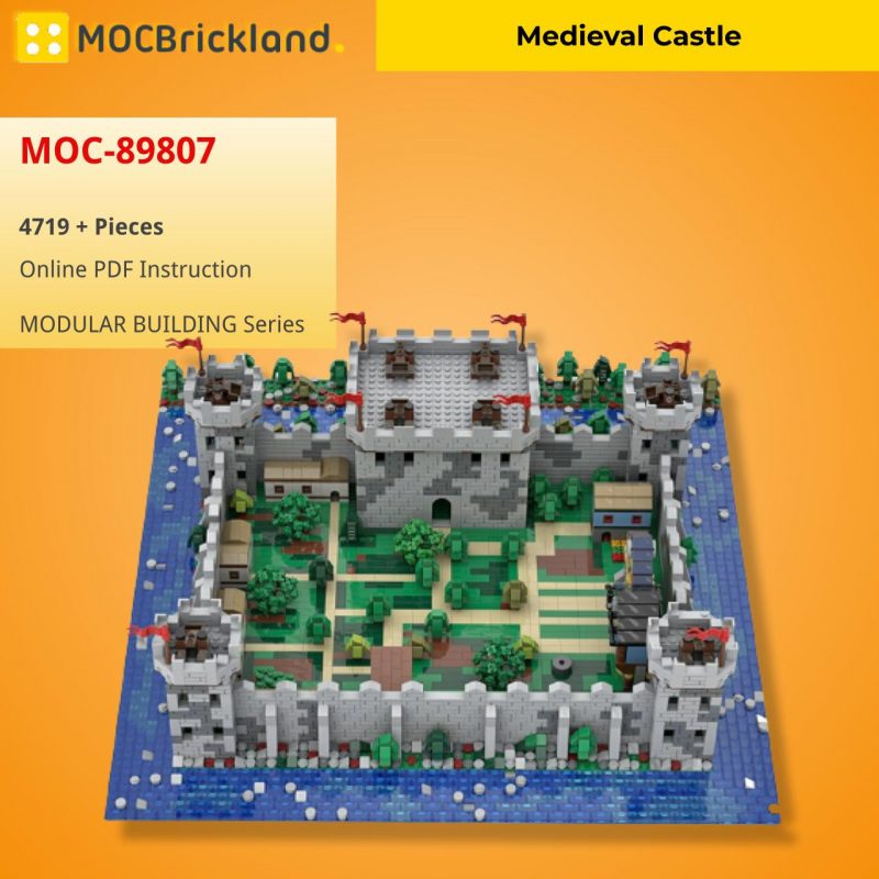 MODULAR BUILDING MOC 89807 Medieval Castle by Mini Custom Set MOCBRICKLAND 4 800x800 1