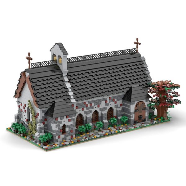 MODULAR BUILDING MOC 89810 Medieval Church by Mini Custom Set MOCBRICKLAND 5