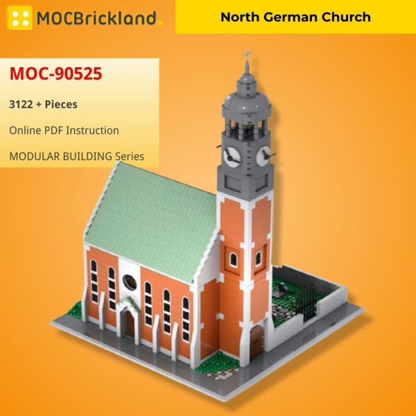 MODULAR BUILDING MOC 90525 North German Church by SteinbrueckerMOCs MOCBRICKLAND 2
