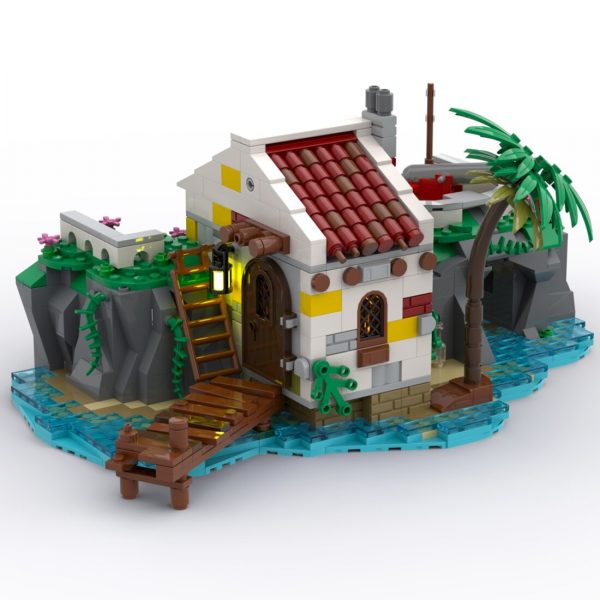 MODULAR BUILDING MOC 90994 Pirates The Conquered Outpost by cjtonic MOCBRICKLAND 1