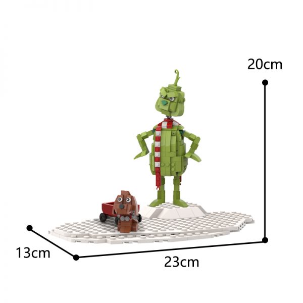 MOVIE MOC 28796 Grinch and Max MOCBRICKLAND 2