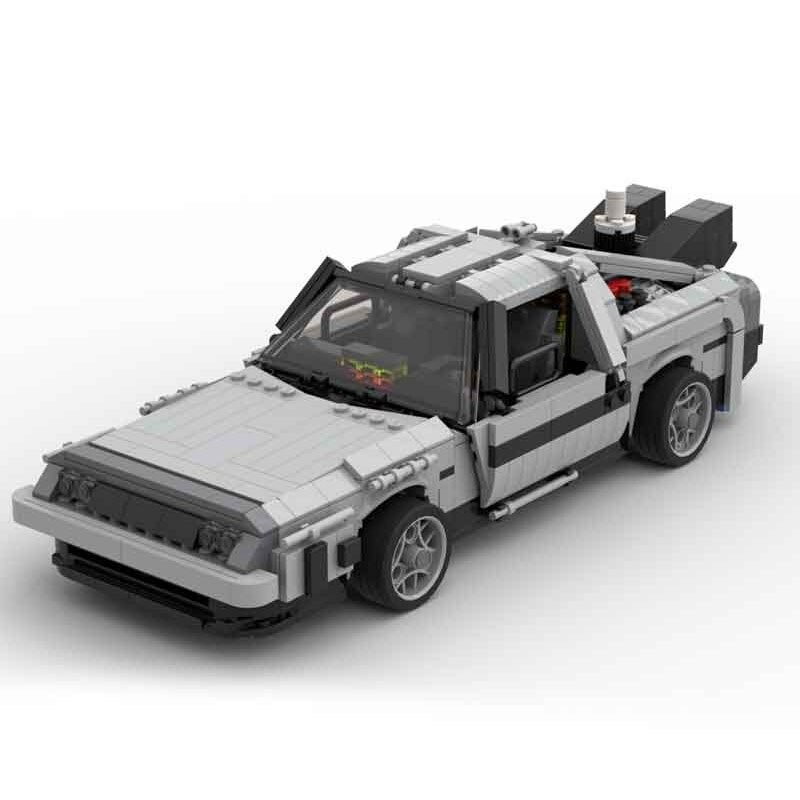 MOVIE MOC 38590 DeLorean Time Machine from Back To The Future by YCBricks MOCBRICKLAND 6 1