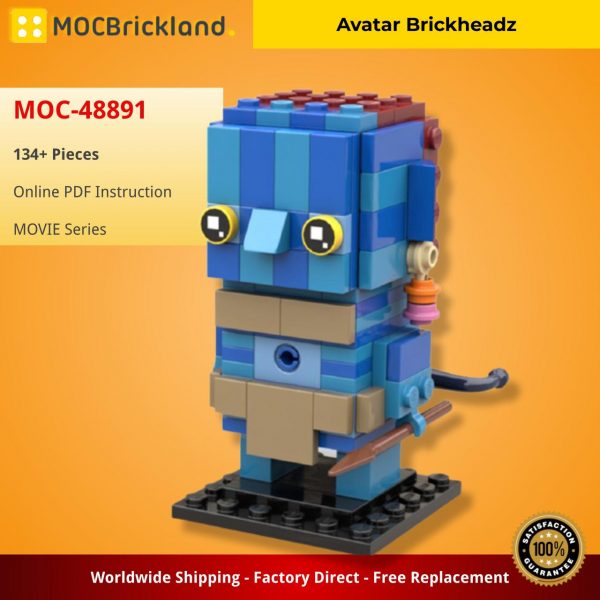 MOVIE MOC 48891 Avatar Brickheadz by noggels MOCBRICKLAND 1