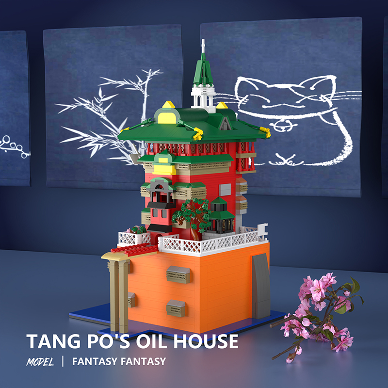 MOVIE MOC 89772 Tang Pos Oil House MOCBRICKLAND 1 1