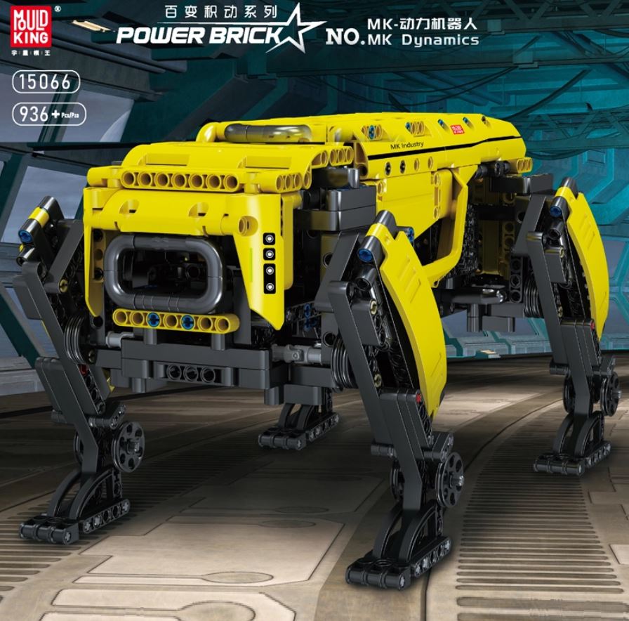 Mould King 15066 MK Dynamics Yellow Robot