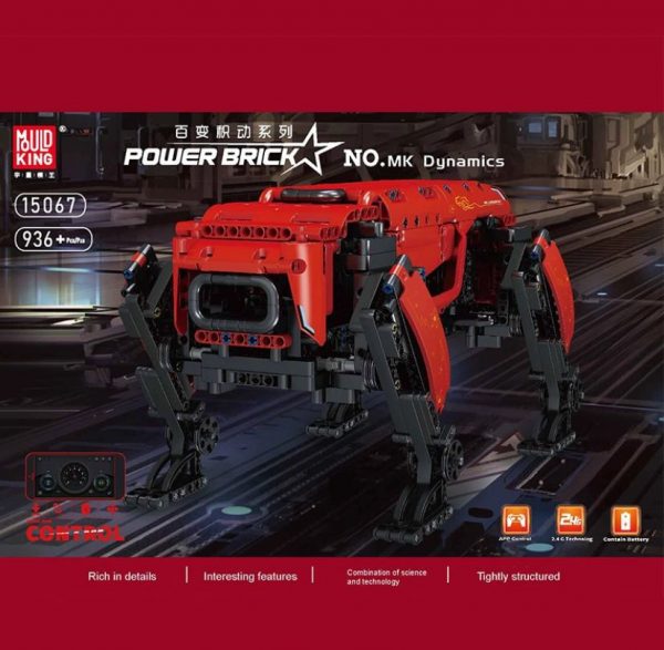 Mould King 15067 MK Dynamics Red Robot 1
