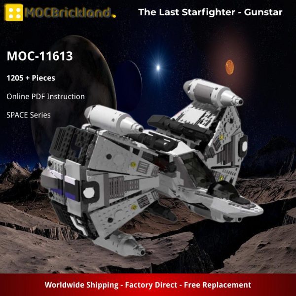 SPACE MOC 11613 The Last Starfighter Gunstar by BricksWithWings MOCBRICKLAND 2