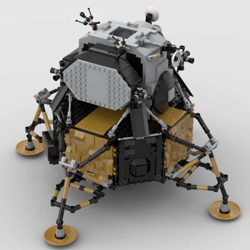 SPACE MOC 29829 Apollo Lunar Module by FreakCube MOCBRICKLAND 4 1