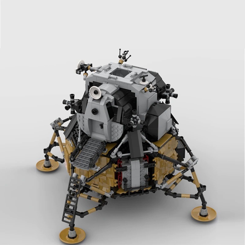 SPACE MOC 29829 Apollo Lunar Module by FreakCube MOCBRICKLAND 6 1
